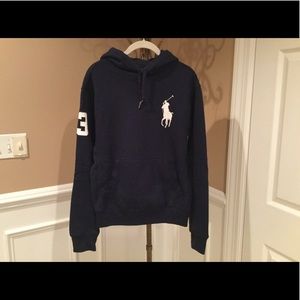 Polo by Ralph Lauren Shirts - Polo Hooded Sweatshirt - Small Polo by Ralph Lauren Shirts - Polo Hooded Sweatshirt - Small